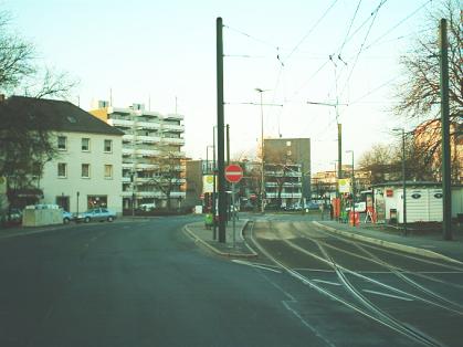  Bild: Kreuzung Fleher Str. / Aachener Str. / An der Viehlingshecke / Ulenbergstr., Richtung NordenNordosten 