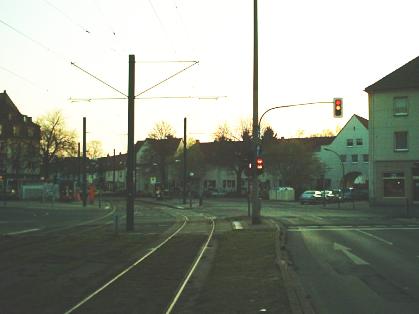  Bild: Kreuzung Fleher Str. / Aachener Str. / An der Viehlingshecke / Ulenbergstr., Richtung SüdenSüdwesten 