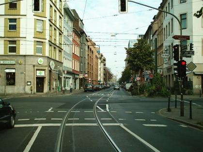  Bild: Kreuzung Friedrichstr. / Bilker Allee, Richtung Norden 