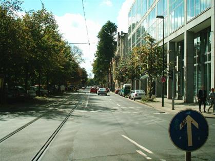  Bild: Kreuzung Elisabethstr. / Fürstenwall, Richtung Süden 