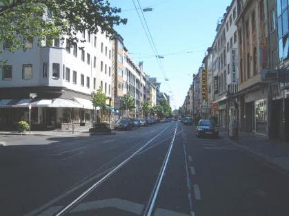  Bild: Kreuzung Friedrichstr. / Luisenstr., Richtung Süden 