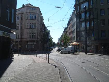  Bild: Kreuzung Kirchfeldstr. / Morsestr. / Keplerstr. / Fürstenplatz, Richtung Westen 