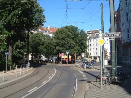  Bild: Kreuzung Philipp-Reis-Str. / Kirchfeldstr., Richtung Osten 