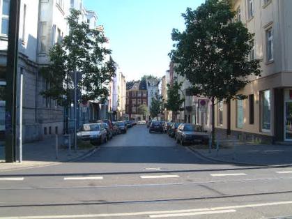  Bild: Kreuzung Philipp-Reis-Str. / Kirchfeldstr., Richtung Süden 