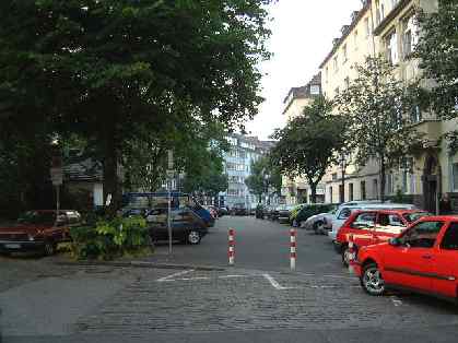  Bild: Kreuzung Wissmannstr. / Bürgerstr., Richtung Norden 